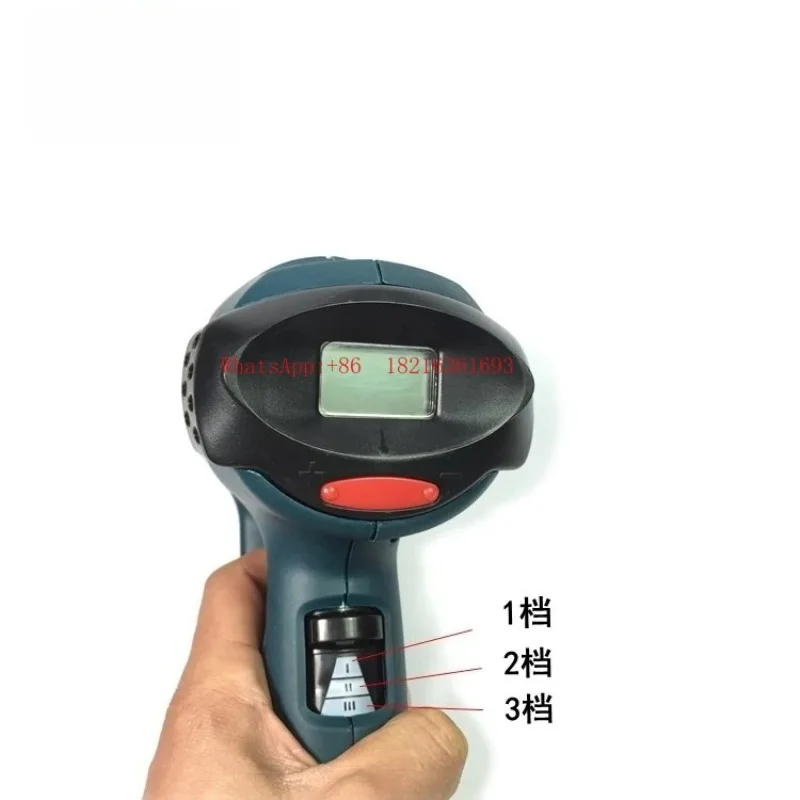 Three speed temperature regulation high-efficiency 2000W digital heat shrink film dryer suitable for automotive air conditioning