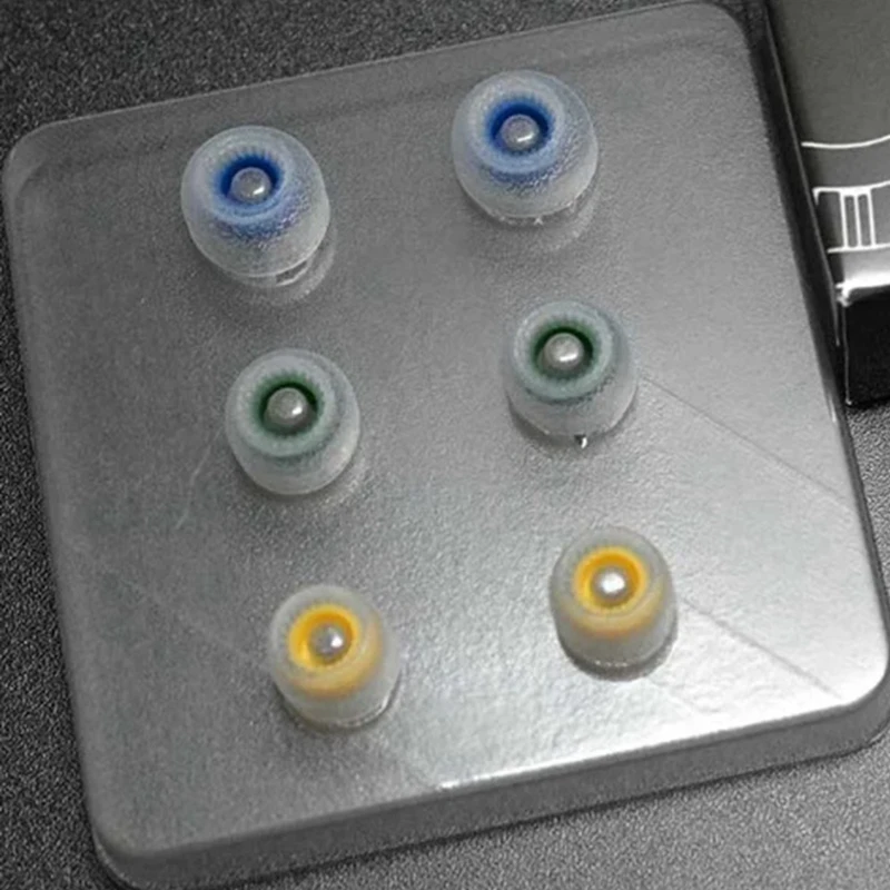 Силиконовые амбушюры с широким отверстием, амбуфилы, музыкальные наушники для Iems с матовой текстурой, 3 пары (S/L/M)