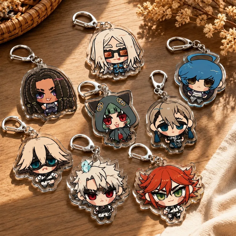 Gachiakuta Keychain Accessories Bag August Tamsy Mymo Gris Momoa Zanka Follo Fu Eishia Jabber Keyrings Jewelry Manga Fans Gifts