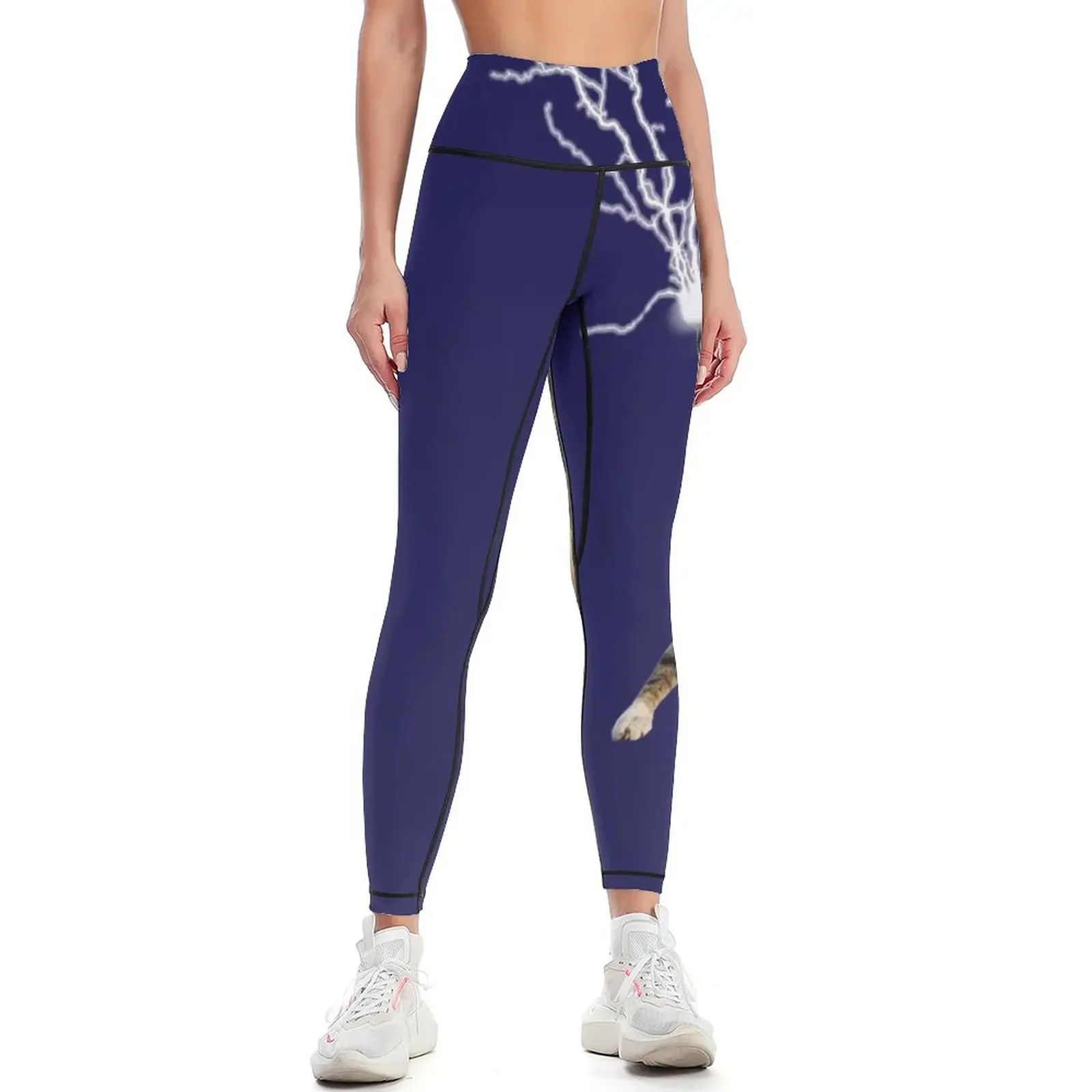Lightning Cat Leggings push up fitness Golf wear sporty woman gym Women's fitness Womens Leggings