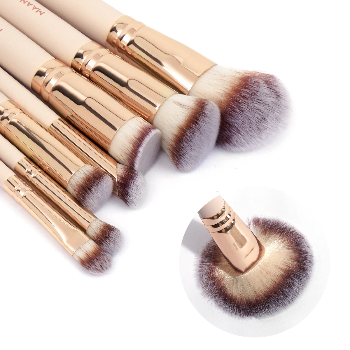 ชุดแปรงแต่งหน้ามืออาชีพ MAANGE 7 ชิ้น สำหรับรองพื้น คอนซีลเลอร์ บลัชออน แปรงเบลนดิ้ง ขนแปรงนุ่ม สำหรับความงาม