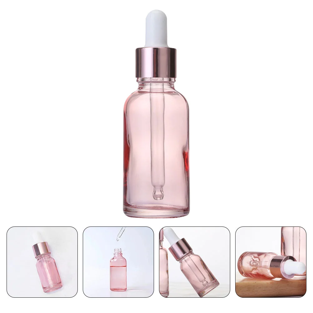 

4 Pcs Empty Bottles Essential Oil Glass Outdoor Delicate Dropper Travel Perfume