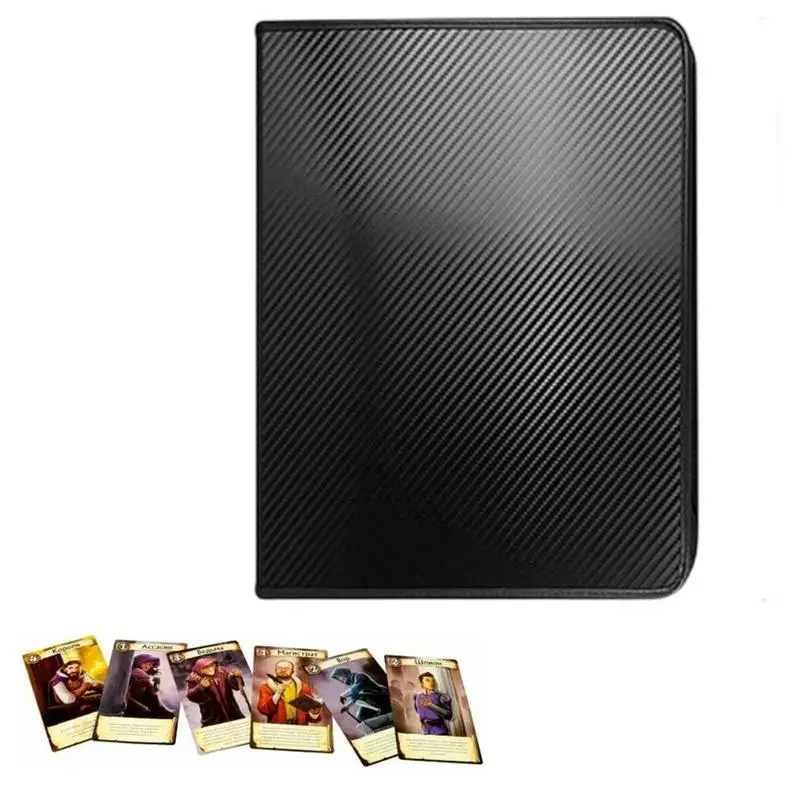 

360 Pcs Photo Pocket Trading Card Binder Album Notebook Playing Cards Map Display Binder Letters Protector Cards Book Folder