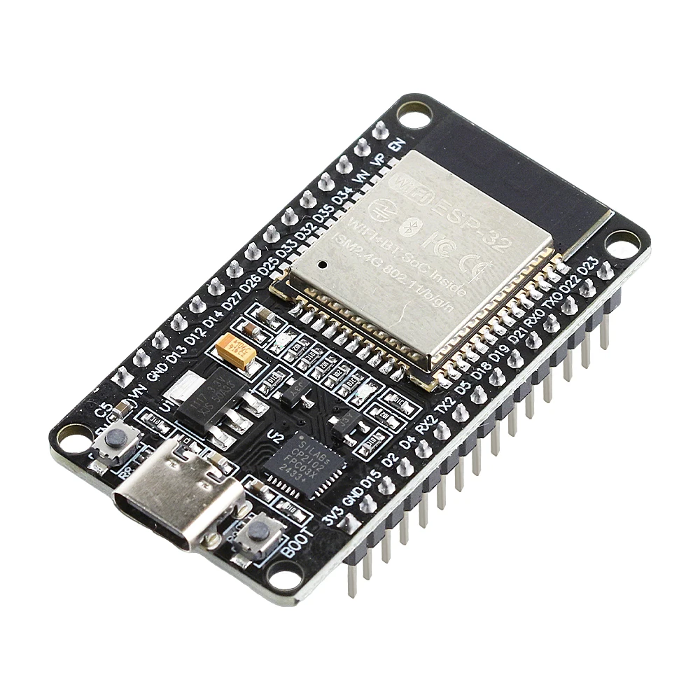 ESP-32 Entwicklungsboard 2,4G WLAN Bluetooth-Modul 30-Pin 38-Pin CP2102 Micro Type-C Ultra-Niedriger Stromverbrauch Dual-Core ESP-32 – Detail 6