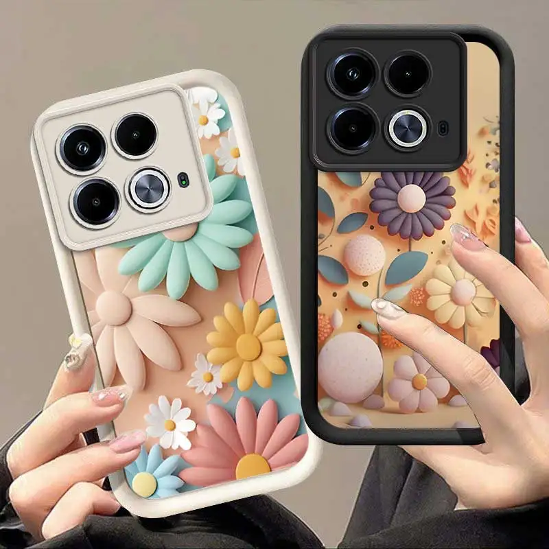 Note40 Dreamy Blossoms Sky Eye Ladder Phone Case For Infinix Note 40Pro 30 30Pro 30VIP 12 12Pro Smart 8 7 6 Zero 30