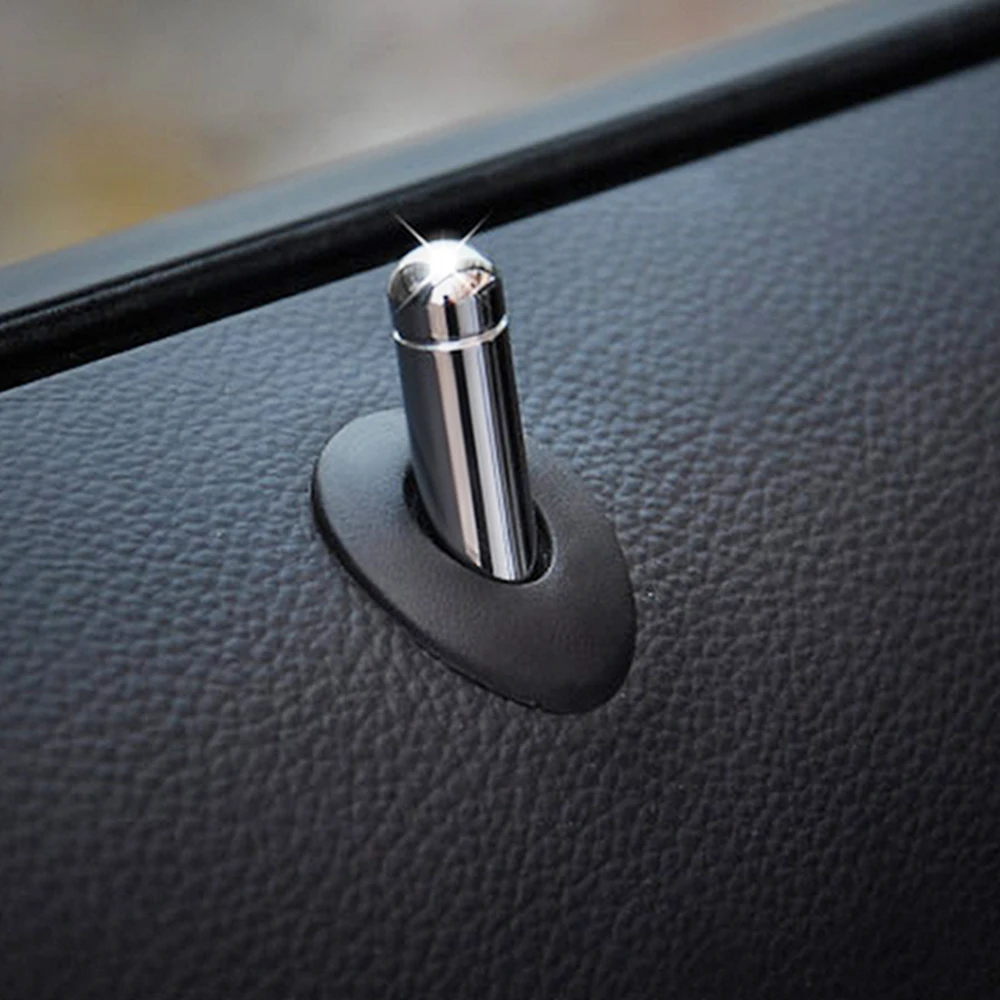 4 قطعة اكسسوارات لشروليه كروز تراكس ماليبو لأوبل موكا أسترا J إنسيجنيا سبورت تورير قفل الباب عصا دبوس غطاء تغليف الكسوة