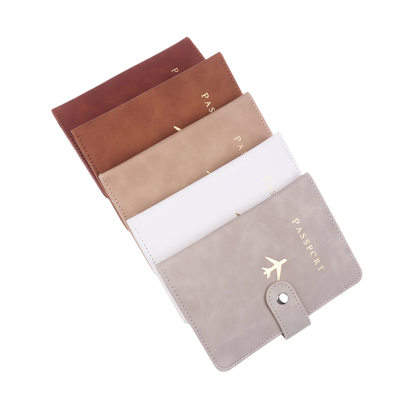 

1 шт. держатель для удостоверения личности с застежкой в виде самолета, дорожная обложка для паспорта из искусственной кожи, несколько слотов для карт, держатель для паспорта, унисекс, органайзер для путешествий