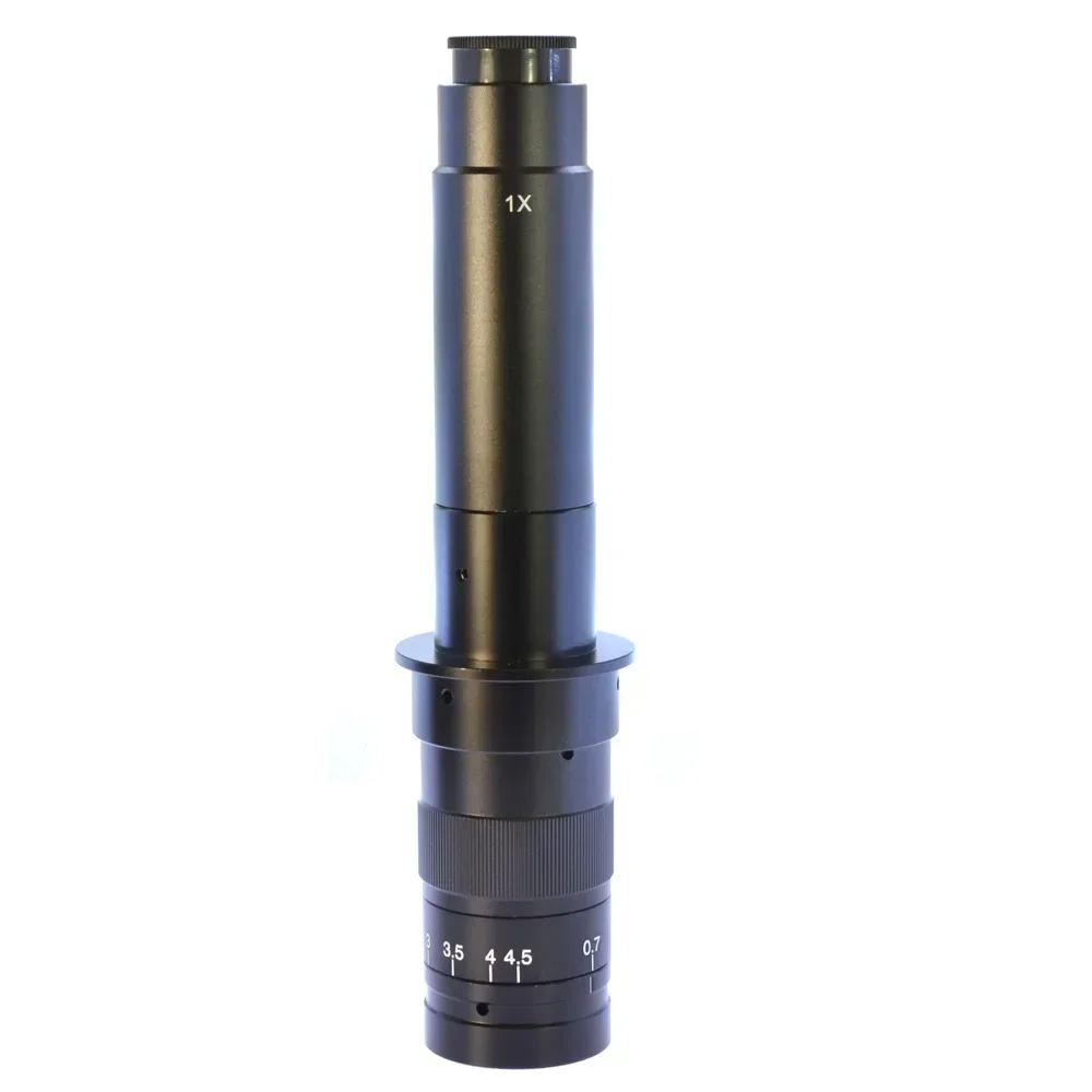HAYEAR Max 300x Zoom C-mount Glass Lens Adapter 4.5X Adapter for Industry Microscope Camera Eyepiece Magnifier
