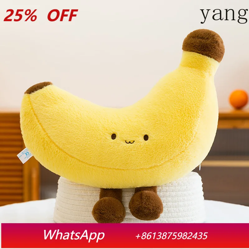 

LTT simulated fruit long banana throw pillow cute plush throw pillow