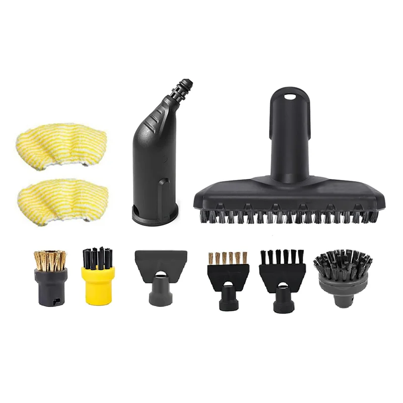 Promozione! Per Karcher SC1 SC2 SC3 SC5 SC5 Pulitore a vapore Ugello Parti di ricambio Include ugelli Spazzole e panni