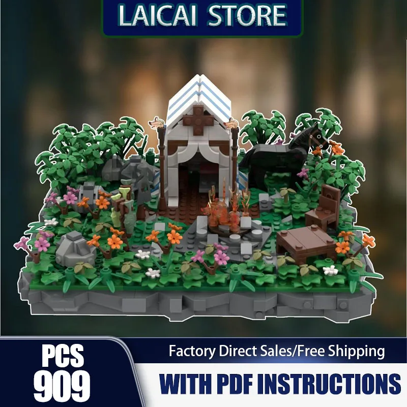 

Modular City Building Moc Building Bricks Cooking In The Forest Technology Modular Blocks Gifts Christmas Toys DIY Sets Assembly