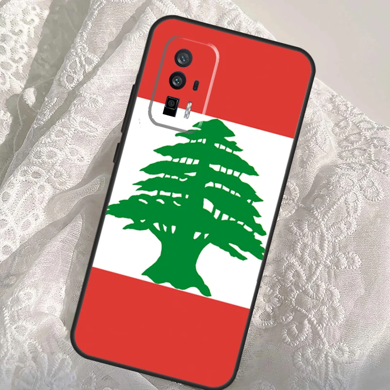 Lebanon Flag Case For Xiaomi 14T 11T 12T 13T Pro 13 14 Ultra POCO X6 Pro M6 X3 X5 M5s F3 F5 F6 Cover