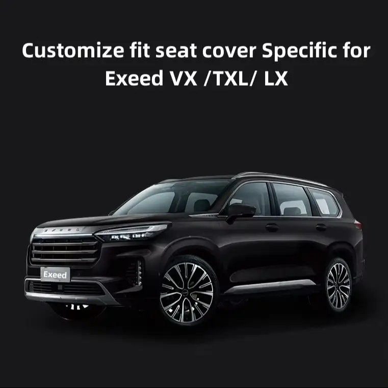 Custom Fit Car Seat Cover for Chery Tiggo 8 Tiggo 7 Full Surround Full Coverage Set for Exeed VX LX TXL Durable Quality Leather