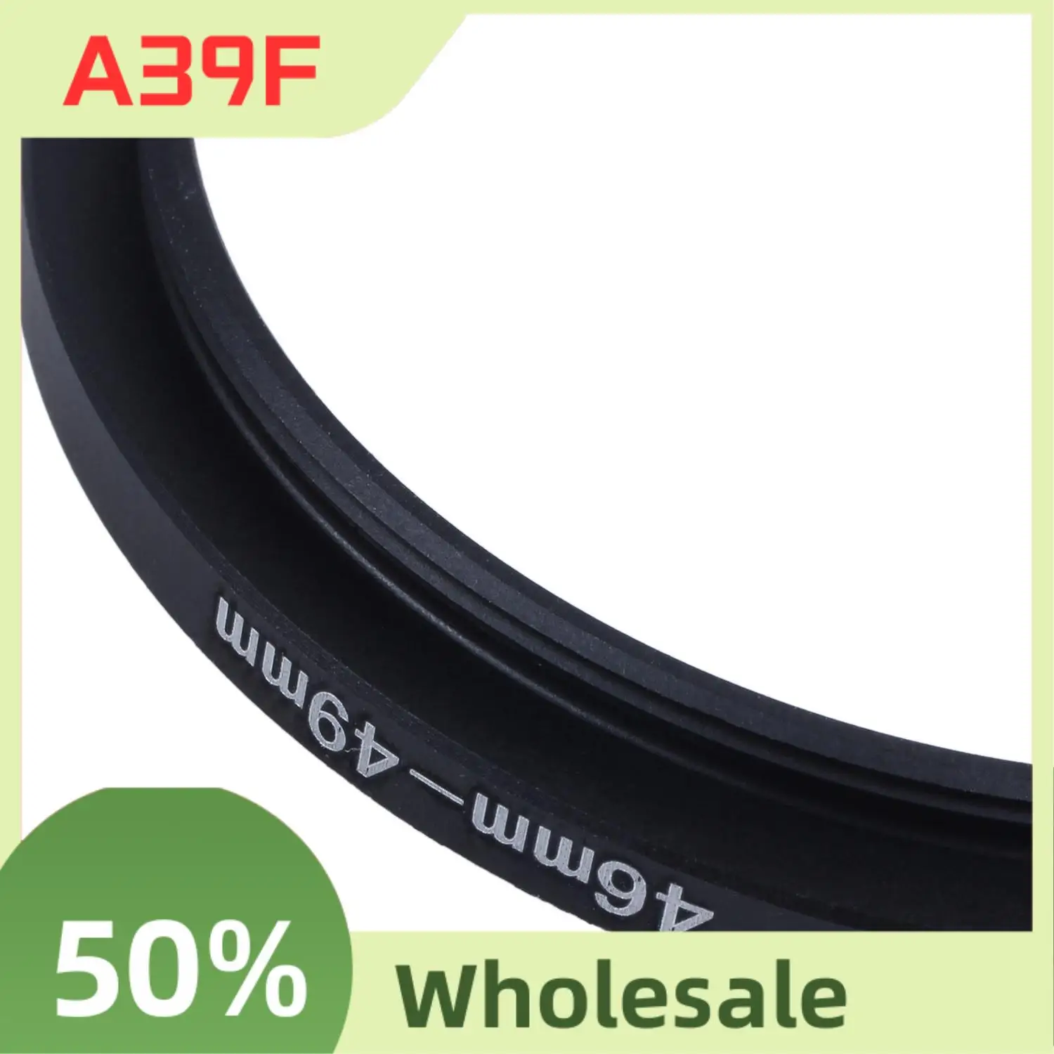 

T86C NEW 2Pcs Replacement Camera Metal Filter Step Up Ring Adapter - 40.5Mm-49Mm & 46Mm-49Mm