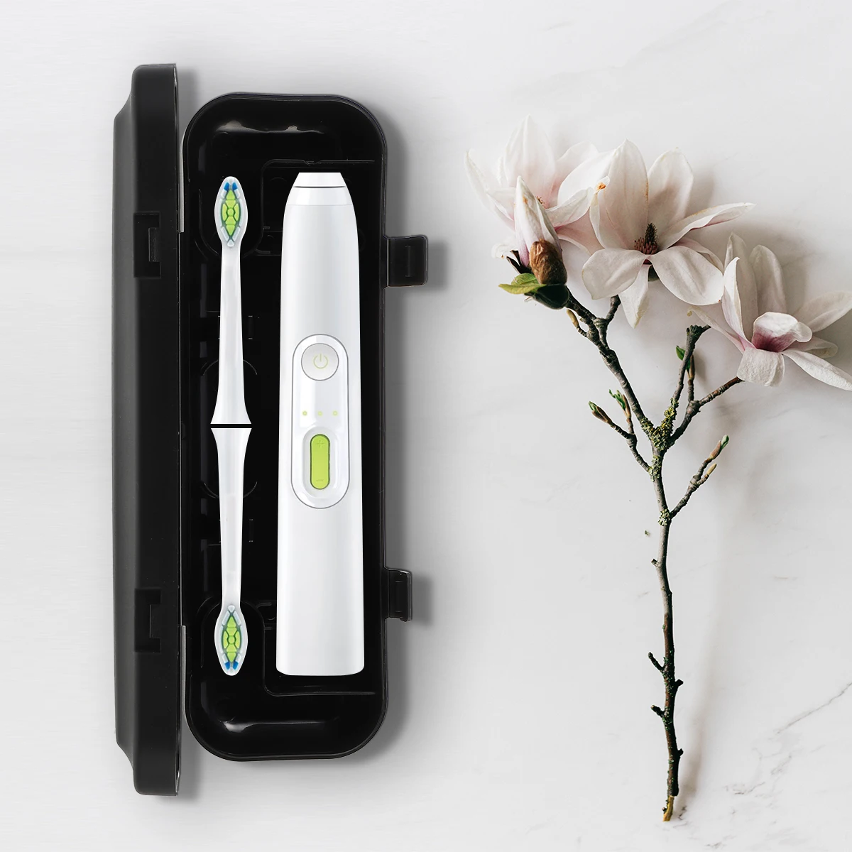 

2 шт., коробка для электрической зубной щетки, портативный компактный чехол для хранения для путешествий, черная фиксация, устройство защиты зубной щетки, прочный дизайн, пластик