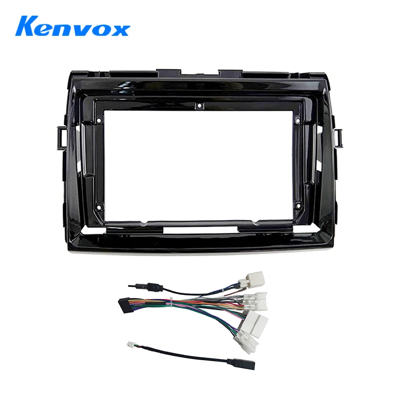 

2 Din Car radio 9'' Face Frame For Toyota Previa 2006 2012 Center Control Dashboard Fascia Stereo Panel Dash Kit