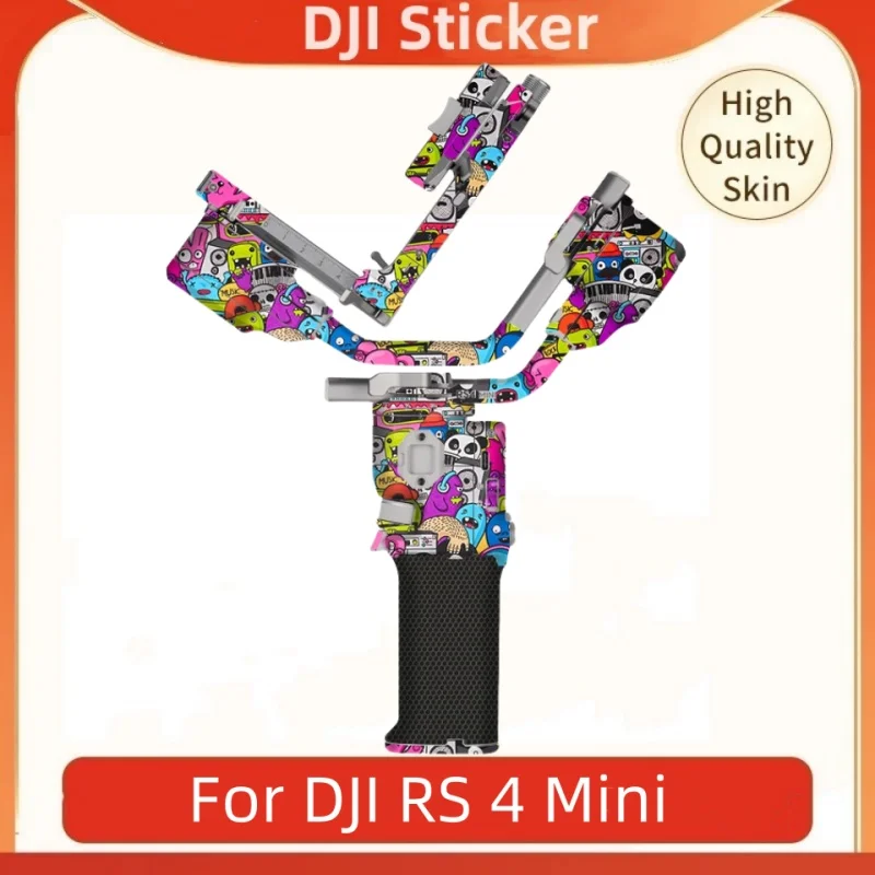 カスタマイズされたステッカー-dji-rs-4-ミニデカールスキンハンドヘルドジンバルスタビライザービニールラップフィルムコート-rs4mini-ronin-s4-rs4-ミニ