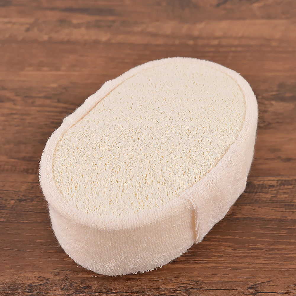 100% Natural Loofah Sponge Unisex Bath Towel Wipe Thick Sponge Bath Shower Rub Wash Body Scrubber Durable Healthy Massage Brush