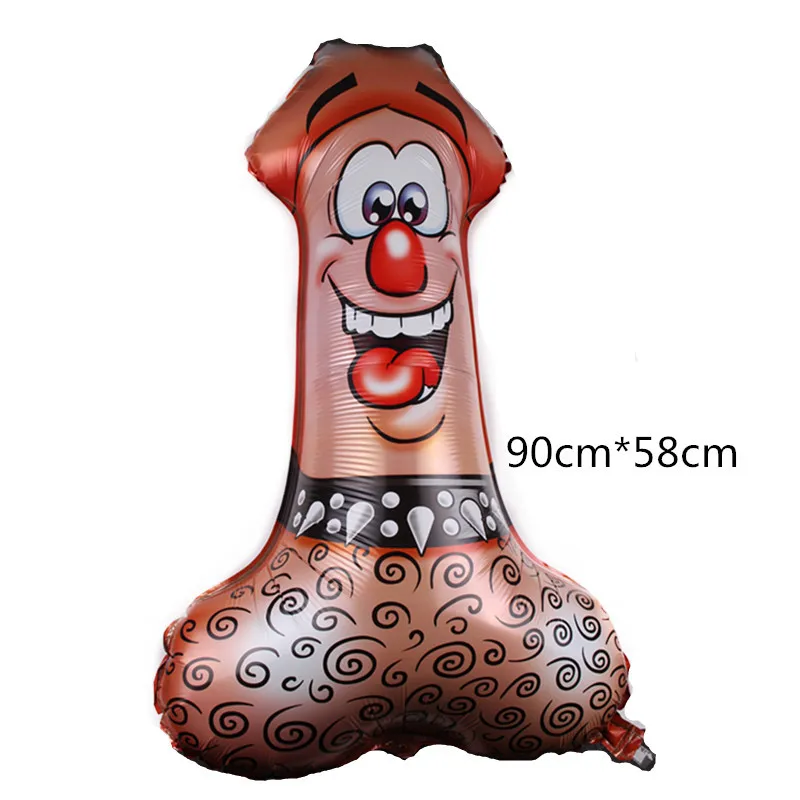 Inflatable Penis Spoof Foil Balloon, Bachelorette Party, Willy Balloon, Hen Stag, Night Party, 50x80cm