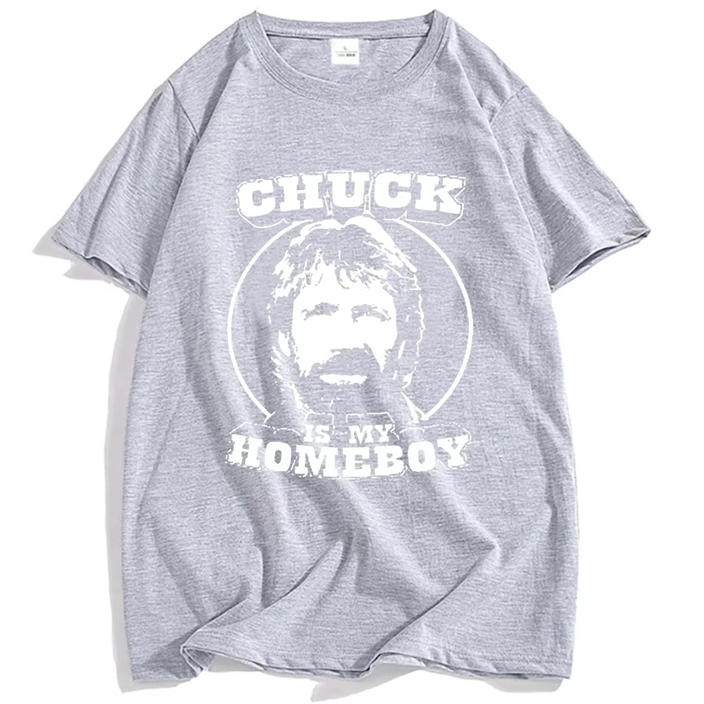 Men Clothing Chuck Norris Legends Don't Die T-shirt Summer Cotton Short Sleeve Tshirts Unisex Streetwear Design Graphic Merch