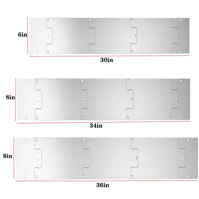 لوحة ركلة الباب، حماية شديدة التحمل ومضادة للخدش لأسفل الأبواب، للاستخدام الداخلي/الخارجي الرملي 83x