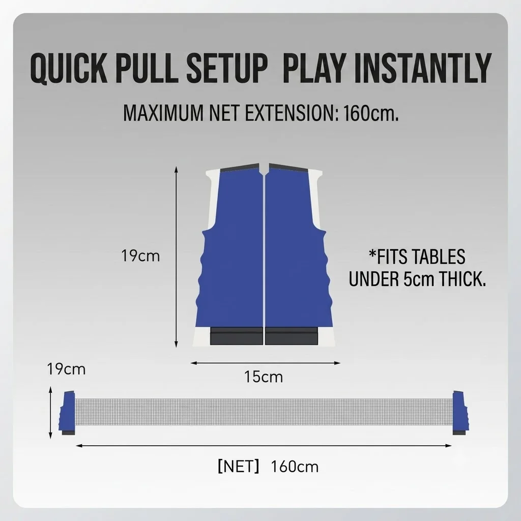 Portable Table Tennis Net Stan - Table Tennis Net Height review and price