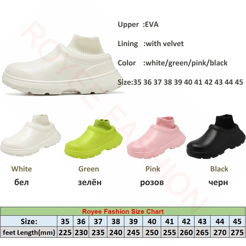 waterproof shoes men rubber boots men\'s kitchen boots non slip kitchen shoes chef shoes black women rainboots women rain boots