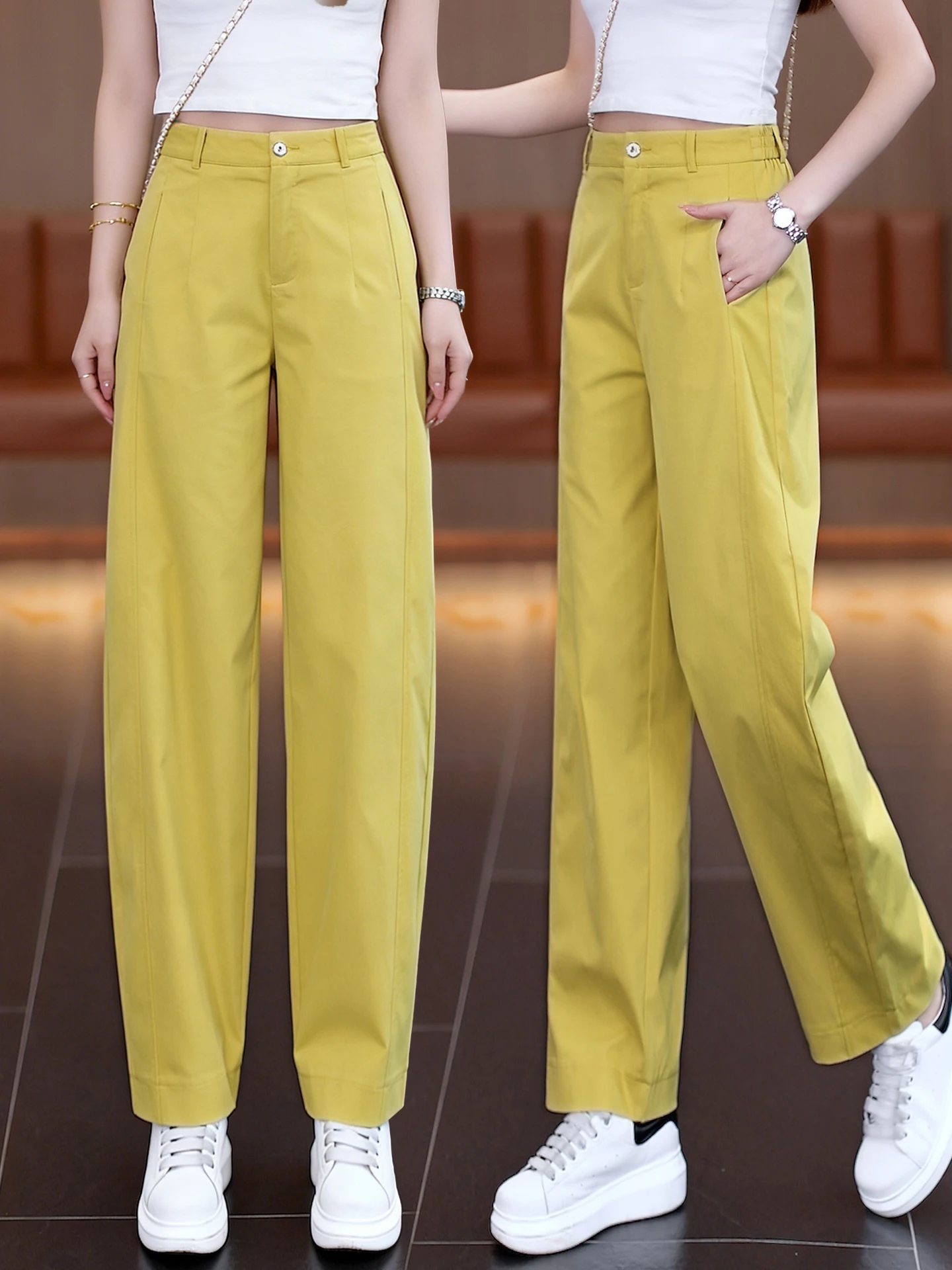 

Casual High Waist Thin Blade Suit Pants Women Summer New Style Small Size 9 Point Scythe Pants Slimming Versatile