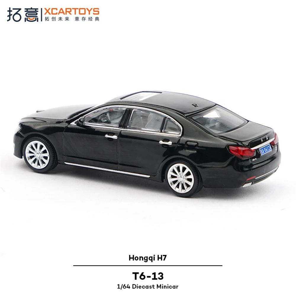 Xcartoys 1/64 لعبة معدني محاكاة مجموعة سيدان الشرطة الحلي Hongqi H7 نموذج سيارة الشرطة