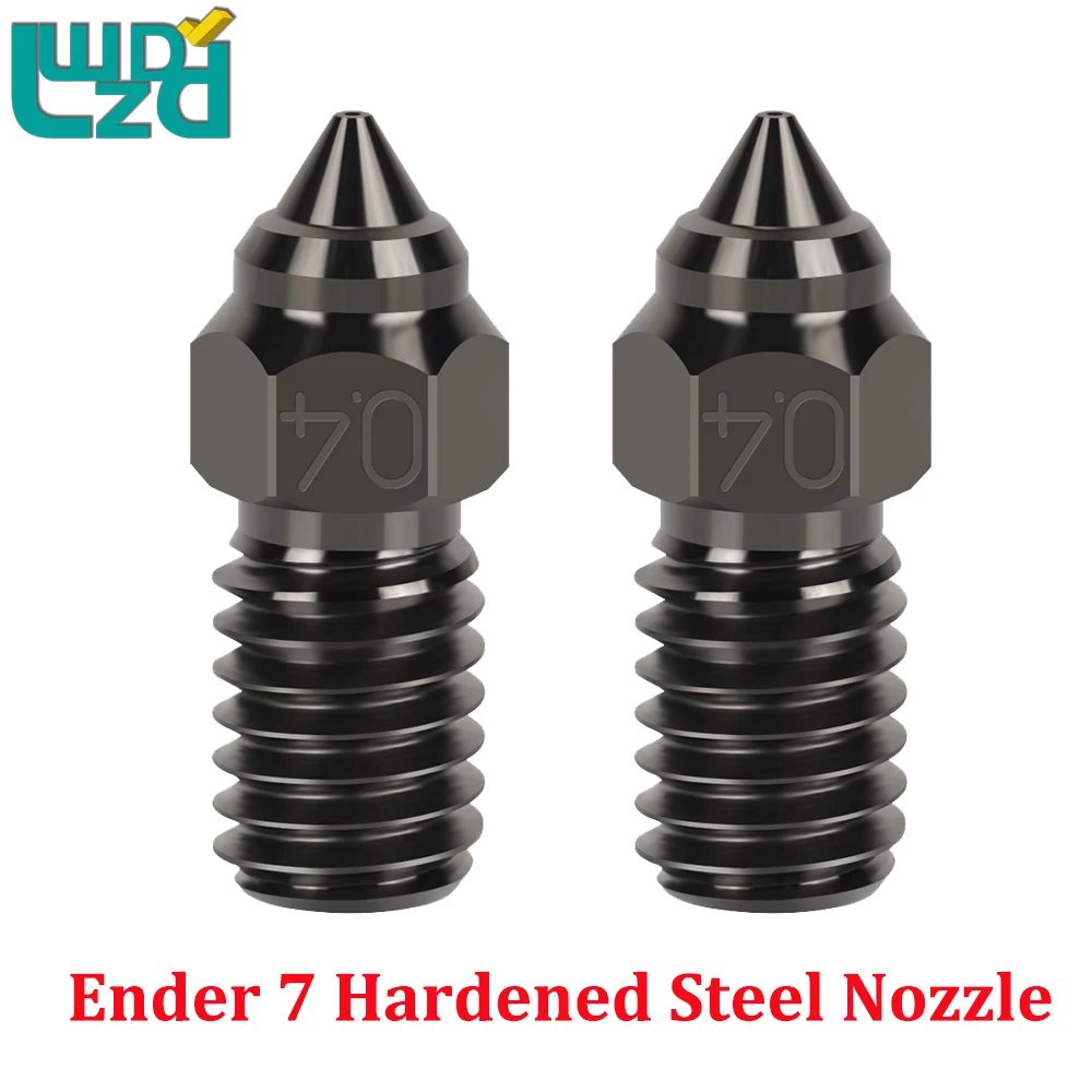 Nozzles For Ender 7 Hardened Steel Nozzle 3D Printer Parts For Spider Hotend Ender7 Ender 5 S1 Serise Extruder For Ender 3 V3 SE