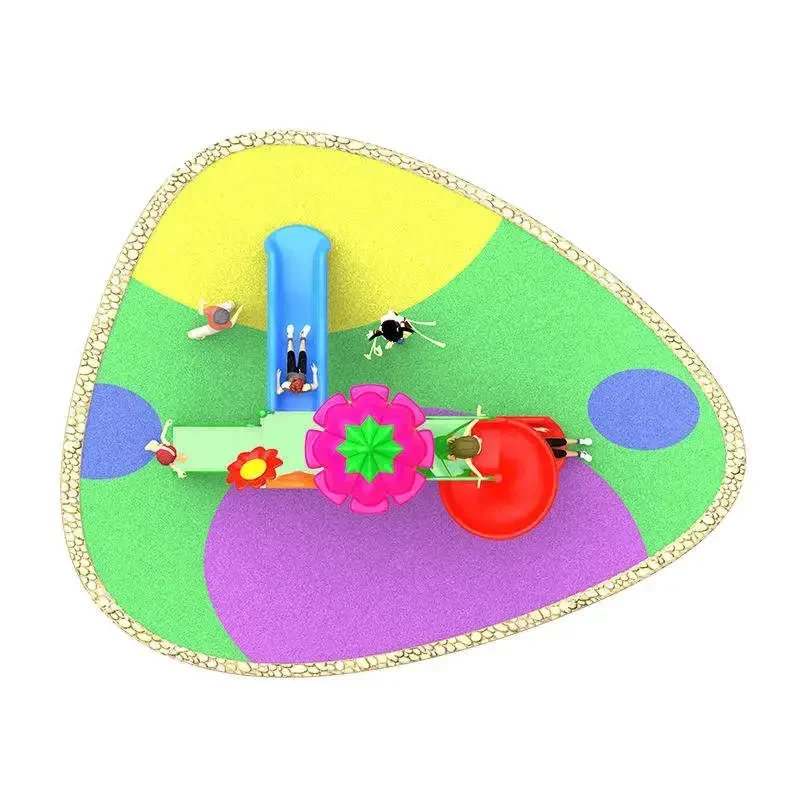 Swing toddler children playground outdoor playground children's plastic slide amusement park swing set