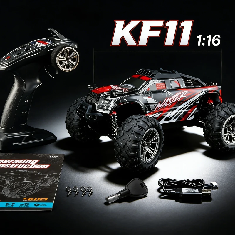

2026 in Stock K11 Rc Remote Control Car 1:16 High-Speed Four-Wheel Drive Off-Road Climbing Car Remote Control Toy Holiday Gift