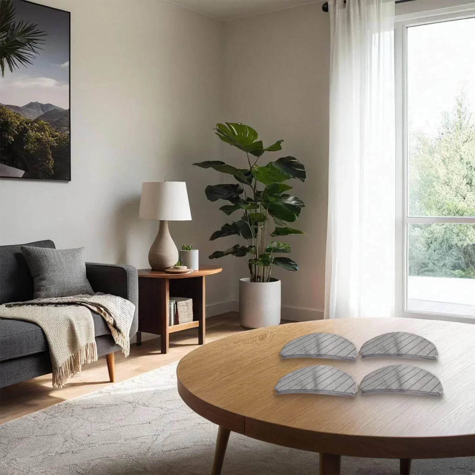 

4/10 шт. ткань для швабры из микрофибры для пылесоса ECOVACS для DEEBOT N20/N20 PLUS/N20 PRO PLUS, аксессуары для пылесоса ﻿