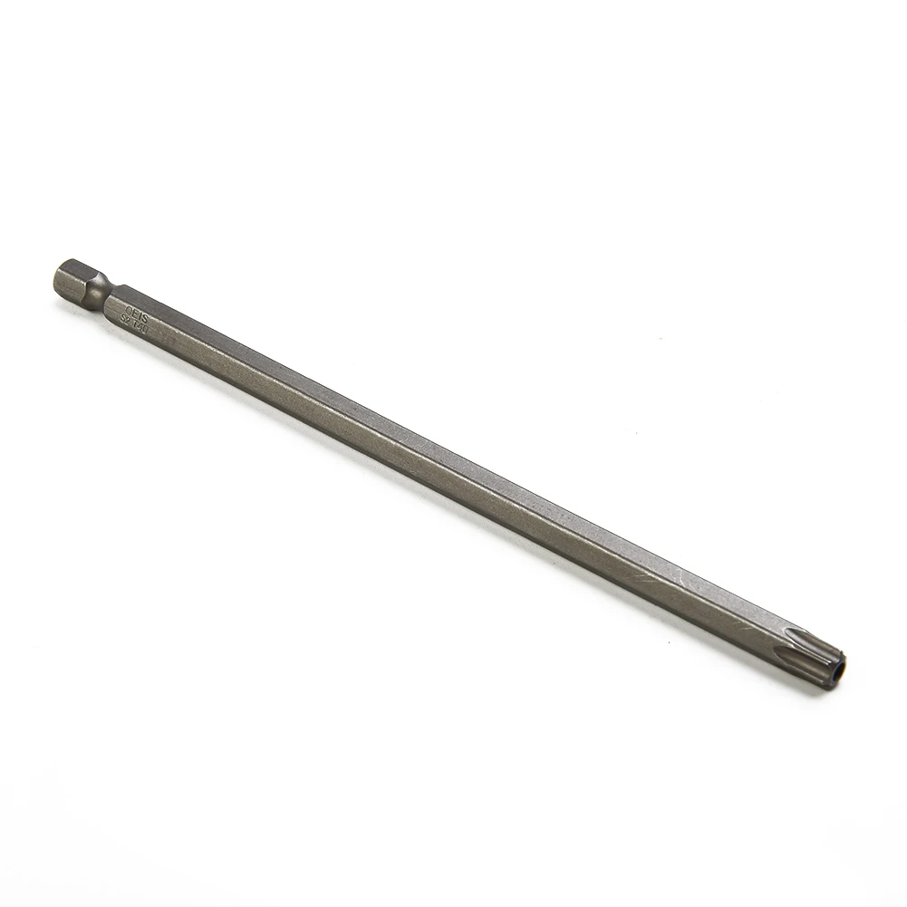 11pcs Magnetic For Torx Driver Bits 150mm Length with 6 35mm Hex Shank for Use with Electric Screwdrivers and Drills T8 to T40