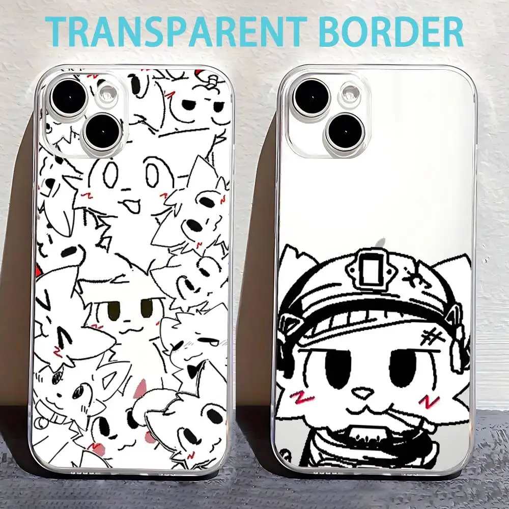 

B-Boykisser S-SiIvaGunner Phone Case For iPhone 16,15,14,13,12,11 Pro,Max,Plus,X,XS,XR,SE,Mini Transparent Silicone Soft