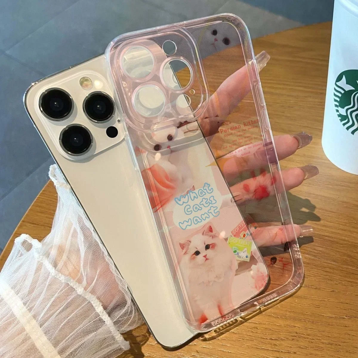 Phone Case For Motorola Moto Edge 40 Pro G53 G30 G32 G73 G72 G71 G22 G52 G60 G60S G9 Play Plus Shell TPU Black Cat view 2