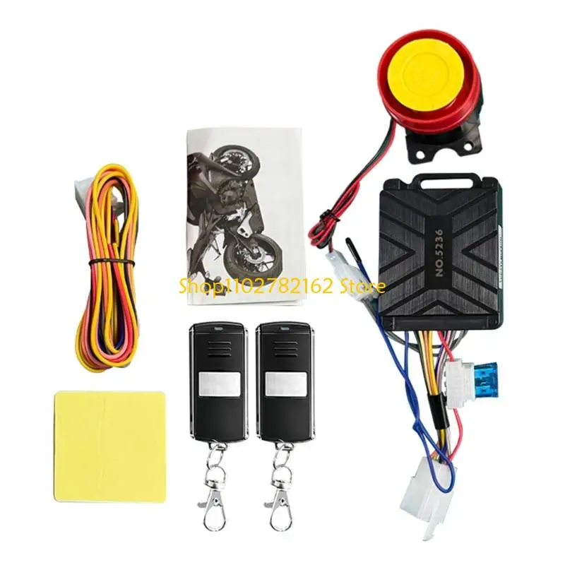 

547B Reliable Universal Motorcycle Security Alarm With Remote Control And Loud Alerts