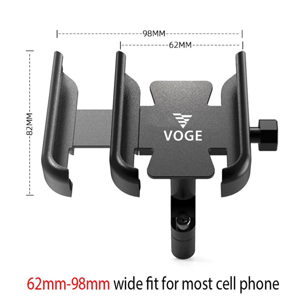 Dla VOGE 500DS 600DS 500R 500 600 650DS akcesoria aluminiowy CNC do motocykla na kierownicę uchwyt na telefon komórkowy wspornik stojakowy GPS