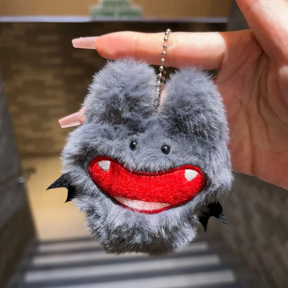 Kawaii Plush Plush Keychain 10cm Cute Bat Doll Keyring Bag Ornaments