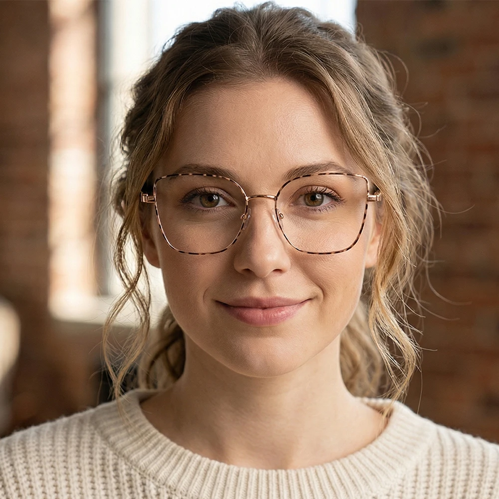 

JMISUS 2026 Custom Square Ultralight Acetate Optical Glasses for Woman Butterfly Anti-Blue Ray Photochromic Prescription Eyewear