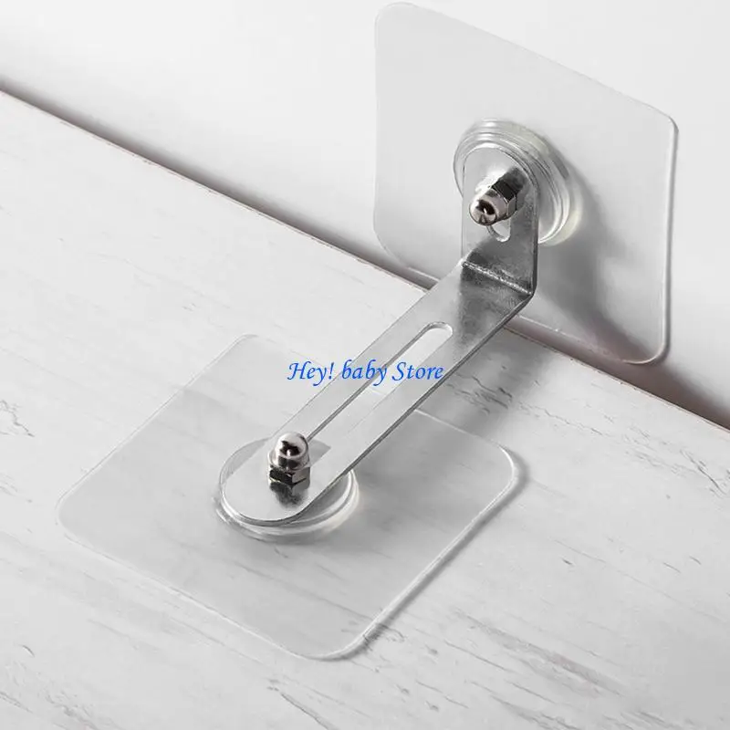 

Q1FE 4 Pcs Furniture Anchors Anti-tip Furniture Straps Adjustable Anti-Fall Buckle