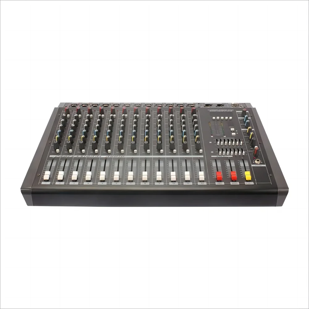 Professional Dj Power Mixer 12 Channel Power Mixer Amplifier 350W Mixer Amplifier With 99 effects For Karaoke Ktv