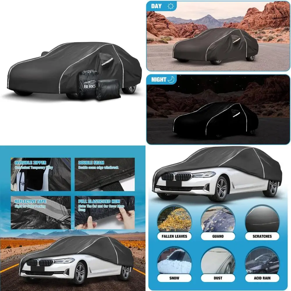 

All-Weather Waterproof Car Cover 6-Layer Full Coverage for Various Models 2004-2024 Long-Lasting Protection