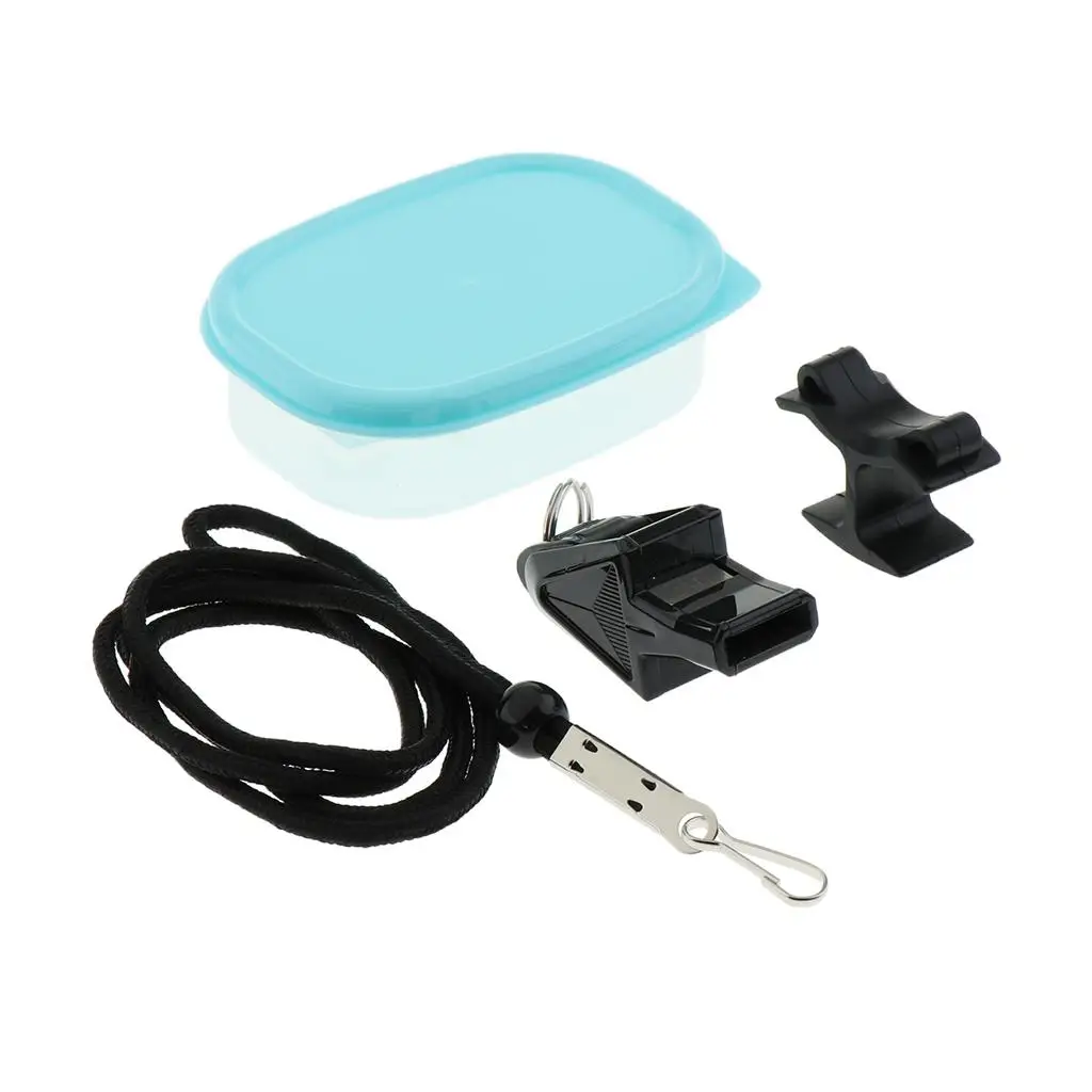 緊急サバイバルホイッスル ストラップ付きフィンガークリップ 安全金属ホイッスル