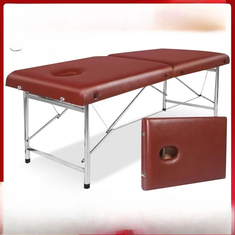 

Mattresses Portable Massage Tables Couch Spa Face Iron Massage Tables Therapy PU Leather Salon Furniture Einen Massagewagen MH