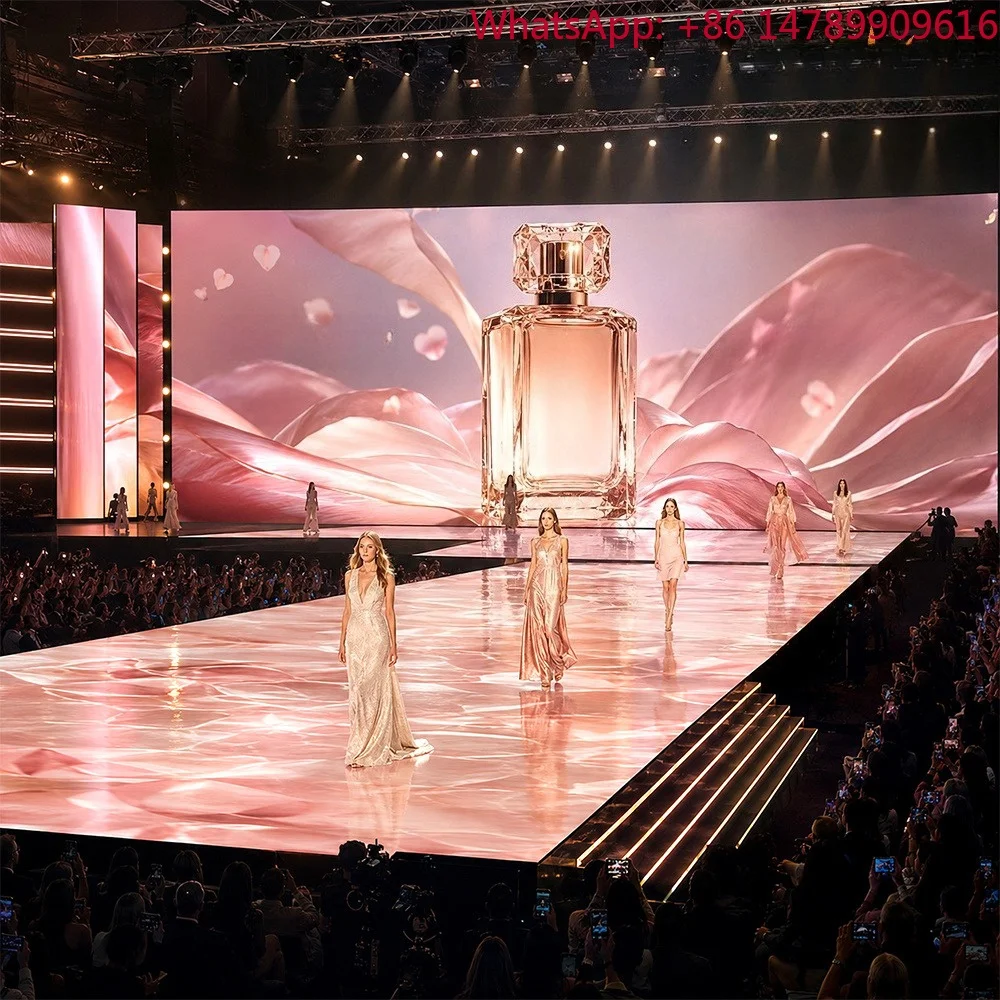 Easy Install Rental LED Floor Tile Screen P3.91 Waterproof Heavy Duty LED Dance Floor Display For EventsInteractive LED Floor Di