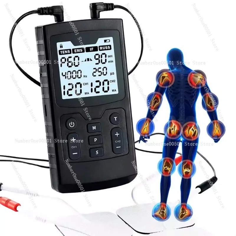 2050 4 in 1 for Combo Health Digital EMS Tens Unit for Back Pain Relief muscle soreness