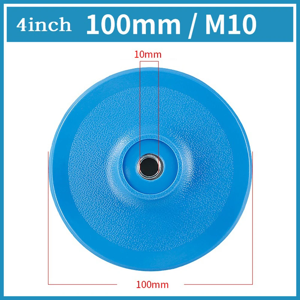 1 PC 3/4 Inch Polishing Pad Sanding Disc Backing Pad Self-adhesive Disc Angle Grinder Tray M10 M14 M16 Thread Polishing Discs