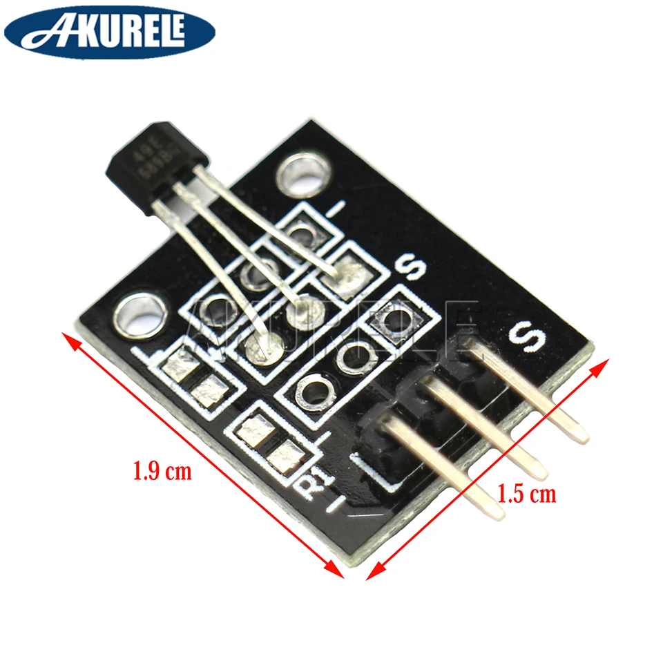 KY-035 Class Bihor Analog Hall Magnetic Sensor Module 3pin Diy Starter Kit KY035 For Arduino Hall Sensor Development Board