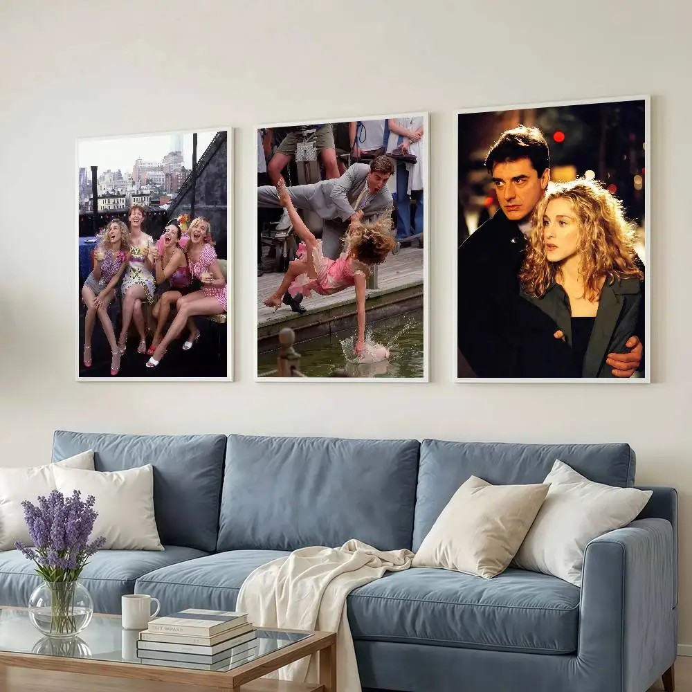 Sex And The City Carrie And Mr Big Posters Dormitory Decorations Bedroom And Living Room Wall Murals Souvenirs